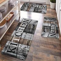 Kitchen Mat, 1 Count Non-slip Kitchen Floor Mat, Rectangle Home Decorative Carpet, Floor Mat for Home Kitchen Living Room Bed...