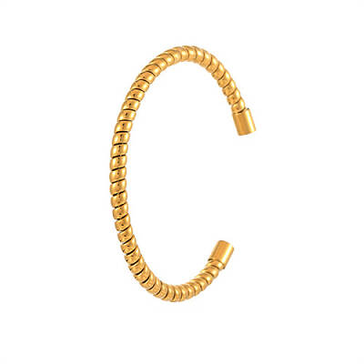 Stainless Steel Cuff Bangle for Women