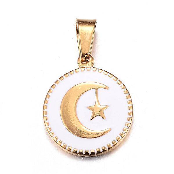 304 Stainless Steel Enamel Pendants
