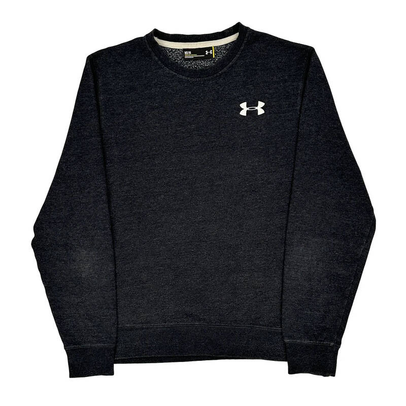 Under Armour Sweatshirt - Medium Black Cotton Blend