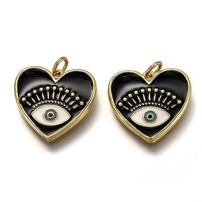 Brass Micro Pave Cubic Zirconia Pendants