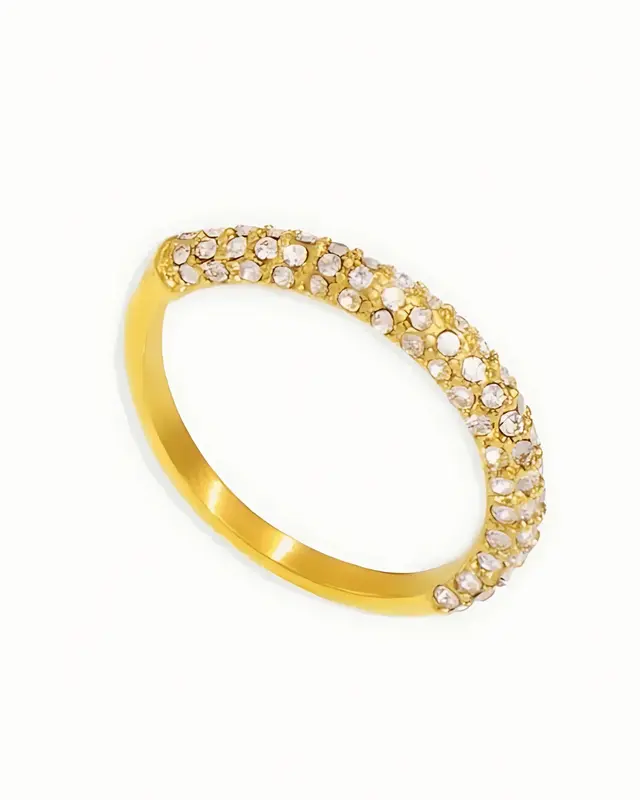 18K Gold Diamond Ring