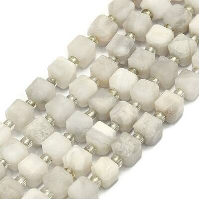 Natural Whtie Crazy Agate Beads Strands