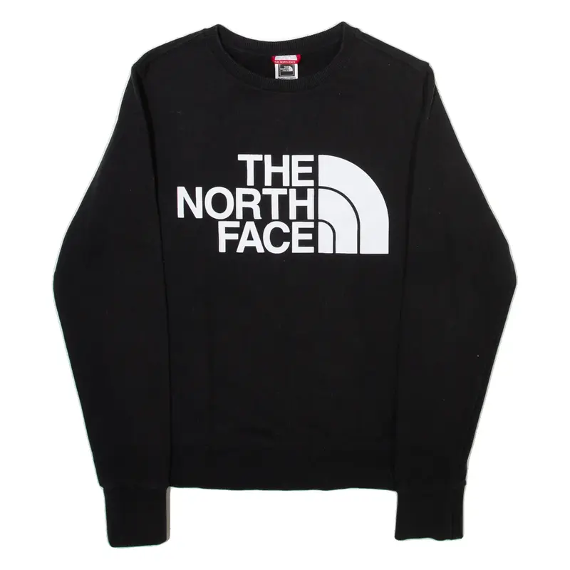 THE NORTH FACE Mens Sweatshirt Black Crew Neck S