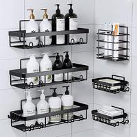 KCALEFV Shower Caddy Adhesive Shower Organizer Bathroom Shelves, 6 Pack Wall Shelf for Inside Shower Storage No Drilling Mult...