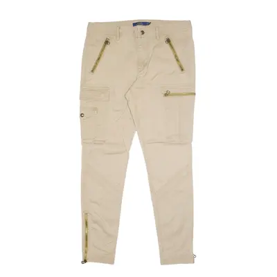 POLO RALPH LAUREN Cargo Trousers Beige Slim Skinny Womens W34 L30