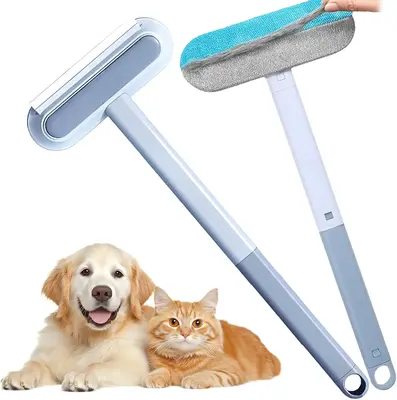 Pet Hair Remover for Furniture, Washable Lint Brush for Dog and Cat Hair - Bedding Cleaning Grooming Cleaner Removal fur cat ...