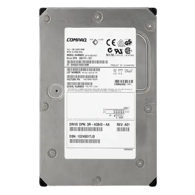 286774-001 HP 18.2GB Ultra-160 SCSI 15000 3.5-inch Hard Drive