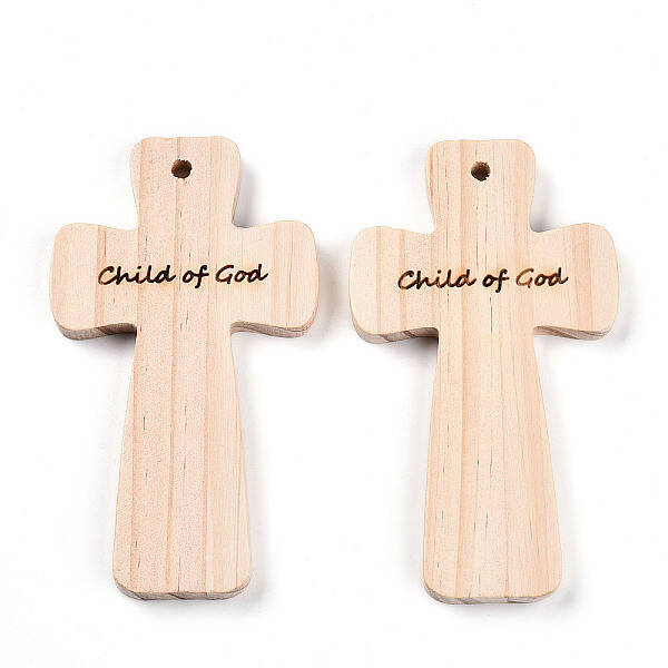 Natural Pine Wood Big Pendants