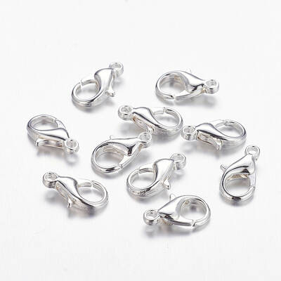 Zinc Alloy Lobster Claw Clasps