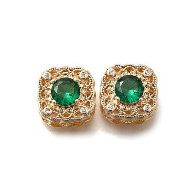 Brass Glass Beads