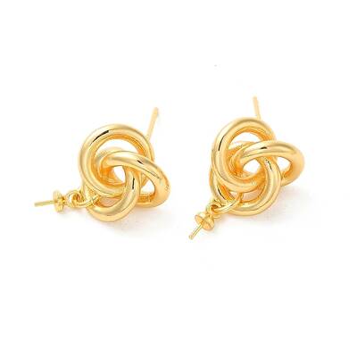 Brass Stud Earrings Findings