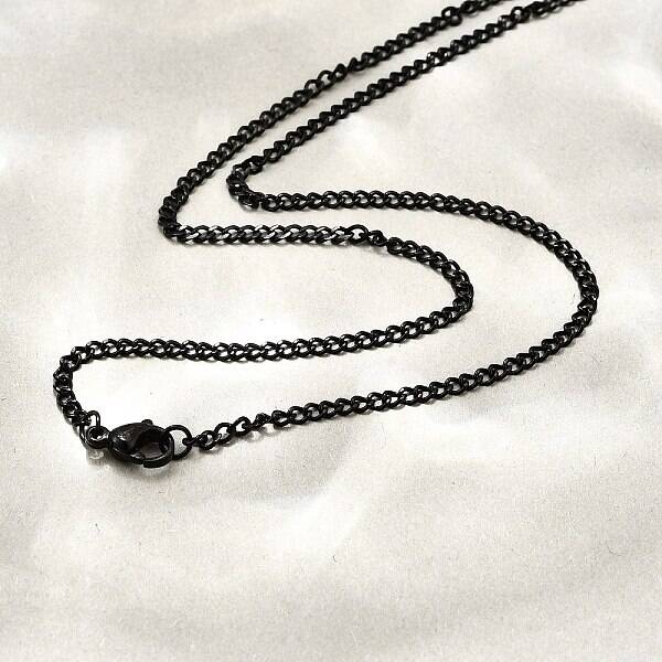 304 Stainless Steel Curb Chain Necklaces