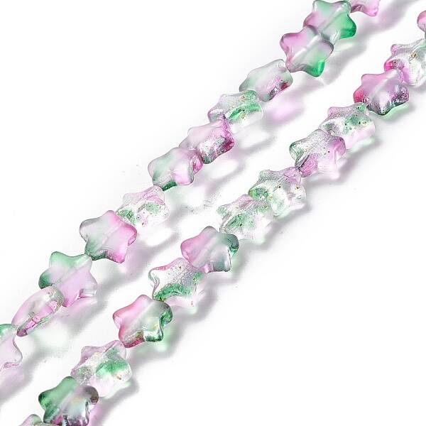 Transparent Glass Beads Strand