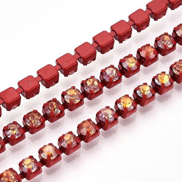 Iron Rhinestone Cup Chains