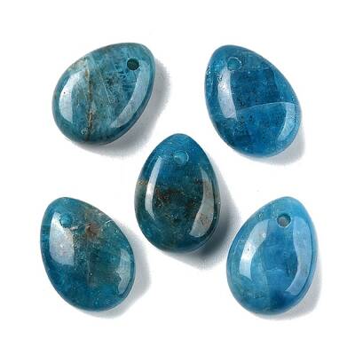 Natural Apatite Teardrop Charms