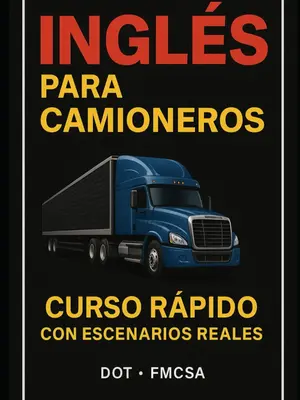 Inglés para camioneros: “Todo el Inglés que Necesitas como Camionero en Estados Unidos – Curso Rápido con Audios y Esc...