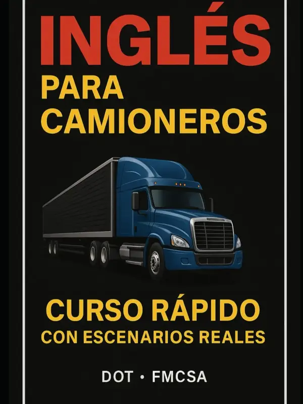 Inglés para camioneros: “Todo el Inglés que Necesitas como Camionero en Estados Unidos – Curso Rápido con Audios y Esc...