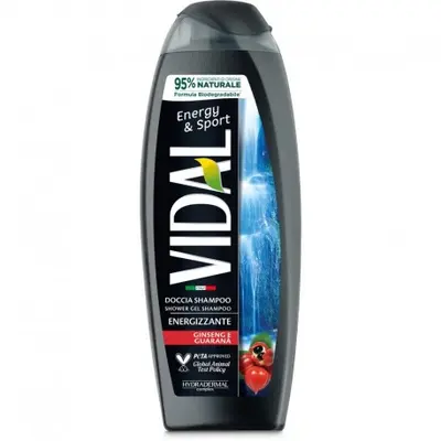 Vidal Shower Gel 250 ml Energy & Sport