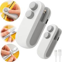Mini Bag Sealer 2-in-1 Chip Bag Sealer with Cutter - Portable Compact for Sealing Mylar, Food Bags Storage and keep your food...