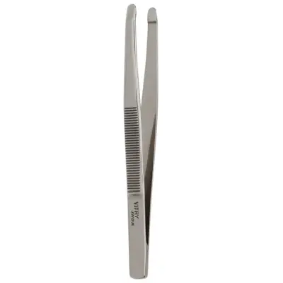 Vitry Stainless Steel Round Clamp Tweezers 8cm