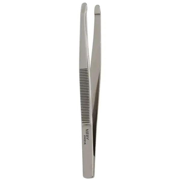 Vitry Stainless Steel Round Clamp Tweezers 8cm