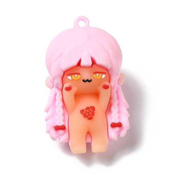 PVC Plastic Cartoon Big Pendants