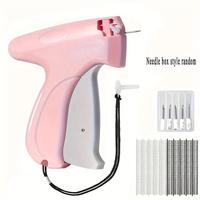 Portable Mini Sewing Tool Kit, 1 Set Mini Sewing Machine with 6 Counts Needles & 1000pcs Fastener, Multifunctional Home Sewin...