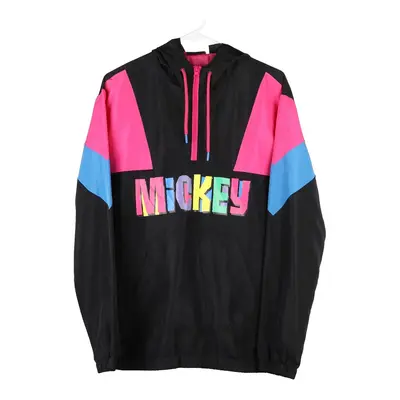 Mickey Mouse Disney Graphic Jacket - Small Black Polyester