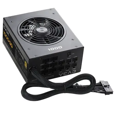 EVGA 210-GQ-1000-V1 | 1000-Watts 100-240V 50-60Hz 80-Plus Gold 24-Pin ATX Semi-Modular Power Supply