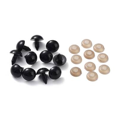 (Defective Closeout Sale: Scratch) Craft Plastic Doll Eyes