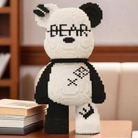 Creative Bear Design Building Blocks, 10088pcs/set Bear Blocks Building Toy, Home Office Decoration, Gift for Friend, Stem Bu...