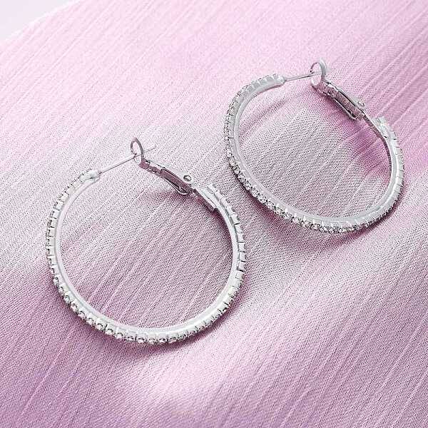 Brass Micro Pave Cubic Zirconia Stud Earrings