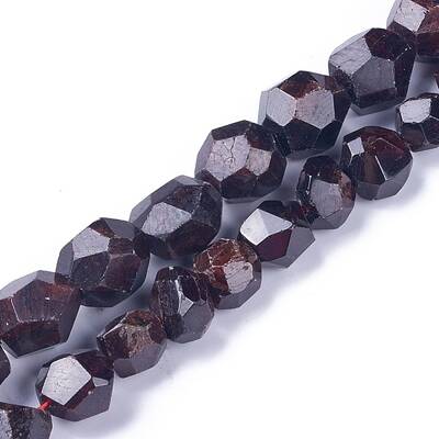 Natural Garnet Beads Strands