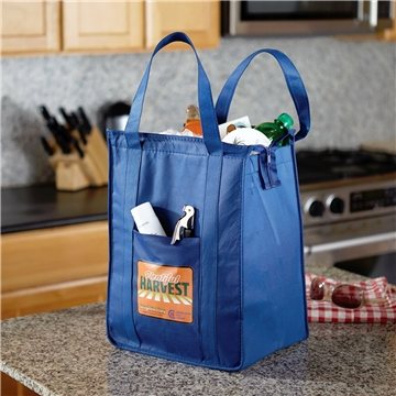 100 Promotional Insulated Polytex Tote W/Zipper - Aluminum Lined