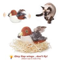 Potaroma Cat Toys Flapping Bird (No Flying), Lifelike Cat Kicker Catnip Toys Chirp Tweet, Interactive Cat Exercise Toys, Rech...