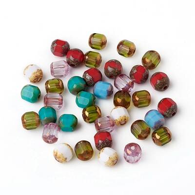 Retro Czech Glass Beads