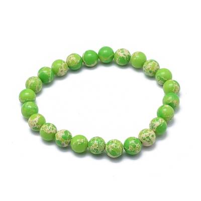 Synthetic Regalite Bead Stretch Bracelets