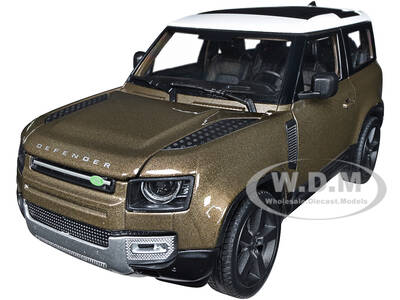 2020 Land Rover Defender Brown Metallic with White Top \