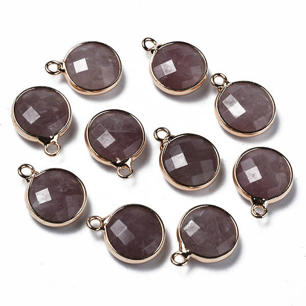 Natural Strawberry Quartz Charms