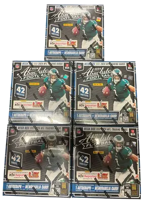 FIVE 2024 Absolute Football Megas PYT - Sports Trading Cards