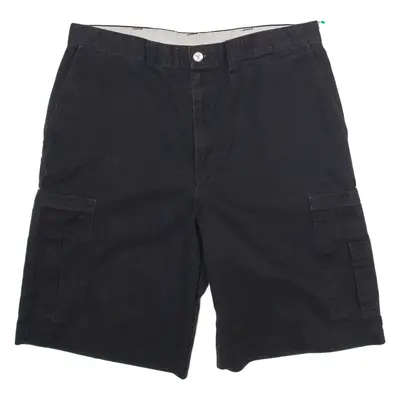 DICKIES Mens Cargo Shorts Black L W36