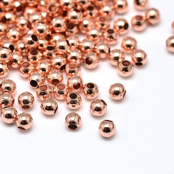 Brass Round Beads