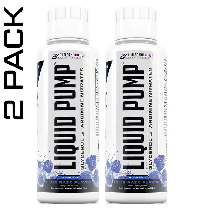Liquid Pump Cutler Nutrition Healthcare Caffeine Free Pre-Workout Supplement with Glycerol for Muscle Pumps and Hydration and...