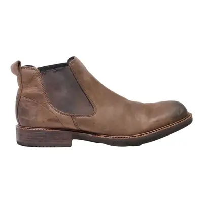 ECCO Chelsea Boots Brown Leather Mens UK 10