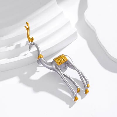 Elk Alloy Brooch