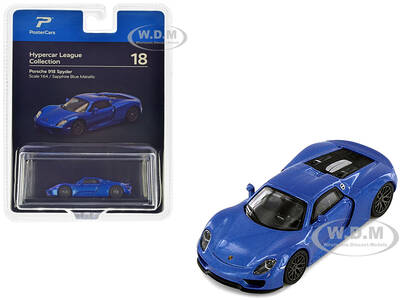 Porsche 918 Spyder Sapphire Blue Metallic \