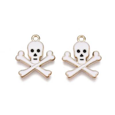 Halloween Theme Alloy Enamel Pendants