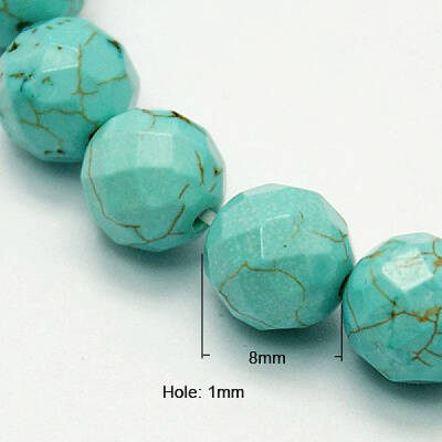Natural Howlite Beads Strands