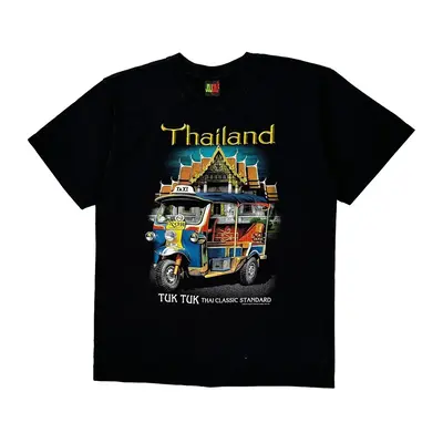 Thailand Joli Golf Graphic T-Shirt - Large Black Cotton